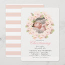 Search for wreath christening invitations Floral