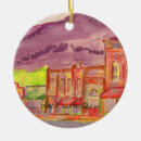 Search for town christmas tree decorations Watercolor