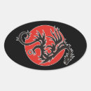 Search for red and black dragon stickers Fantasy