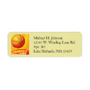 Search for basketball return address labels Coach