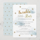 Search for twinkle twinkle little star baby boy shower invitations Blue