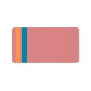 Search for pink stripe return address labels Colour