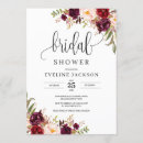 Search for marsala bridal shower invitations Floral