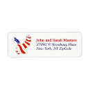 Search for patriotic eagle return address labels Military