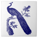 Search for blue peacock tiles Antique