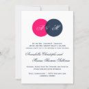 Search for navy and pink wedding invitations Elegant
