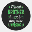 Search for kidney disease ribbon stickers Green