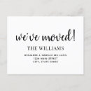 Search for elegant moving announcement cards We have moved
