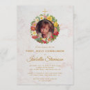 Search for yellow first communion invitations Floral