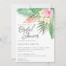 Search for hawaiian luau bridal shower invitations Hibiscus