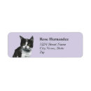 Search for black cats return address labels Kitty