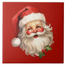 Search for vintage christmas santa tiles Jolly