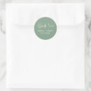 Search for envelope seal wedding stickers Sage green