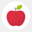 Search for red apple stickers Organic