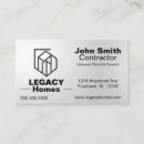 Search for home builder business cards Professional