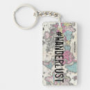 Search for wanderlust key rings World