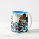 Search for white dragon mugs Illustration
