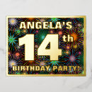 Search for 14th birthday invitations Colourful