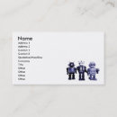 Search for robot business cards Vintage