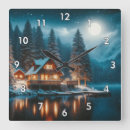 Search for log cabin clocks Wall