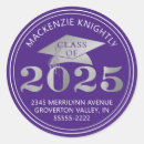 Search for silver foil envelope seals Class of 2024