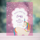 Search for unicorn welcome signs Kids birthday