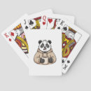 Search for panda playing cards Kawaii