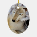 Search for arctic wolf christmas tree decorations Animals