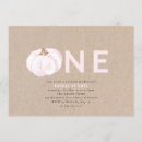 Search for pink pumpkin 1st birthday invitations Girls first birthday