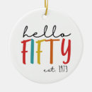 Search for fiftieth christmas tree decorations Birthday