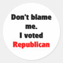 Search for blame stickers Republican