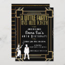 Search for flapper birthday invitations Prohibition