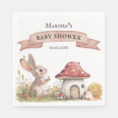 Search for bunny baby shower napkins Woodland animals
