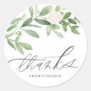 Search for flower thank you stickers Botanical
