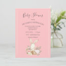 Search for floral baby girl shower invitations Cute