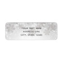 Search for snowflake wedding return address labels Elegant
