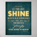 Search for let your light shine posters Religious
