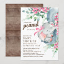 Search for little peanut baby shower invitations Elephant