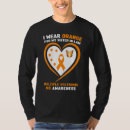 Search for multiple sclerosis tshirts Orange