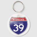 Search for state of wisconsin key rings Map