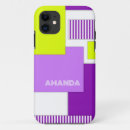 Search for geometric shapes iphone cases Neon