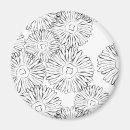 Search for spring flowers magnets Pattern