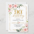 Search for watercolor flowers birthday invitations Modern calligraphy typography lettering