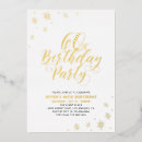 Search for foil 60th birthday invitations Typography