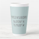 Search for latitude and longitude mugs Modern