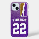 Search for basketball jersey iphone cases Purple
