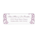 Search for gorgeous return address labels Purple