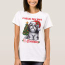 Search for shih tzu christmas tshirts Tree