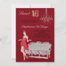 Search for victorian sweet 16 invitations Elegant