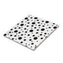Search for black and white polka dot tiles Dotty